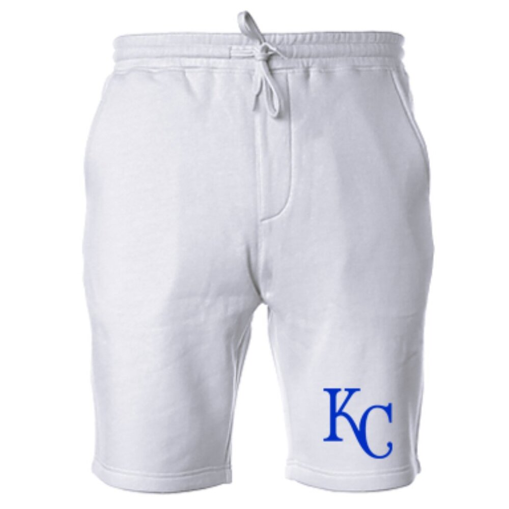 NEW Kansas City Royals Color Pop Fleece Sweat Shorts Pants WHITE